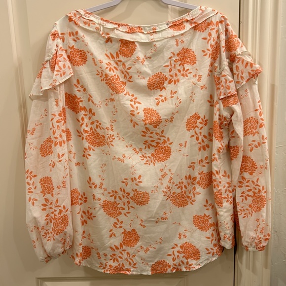 Gibson Look coral floral shirt NWT - Picture 7 of 7